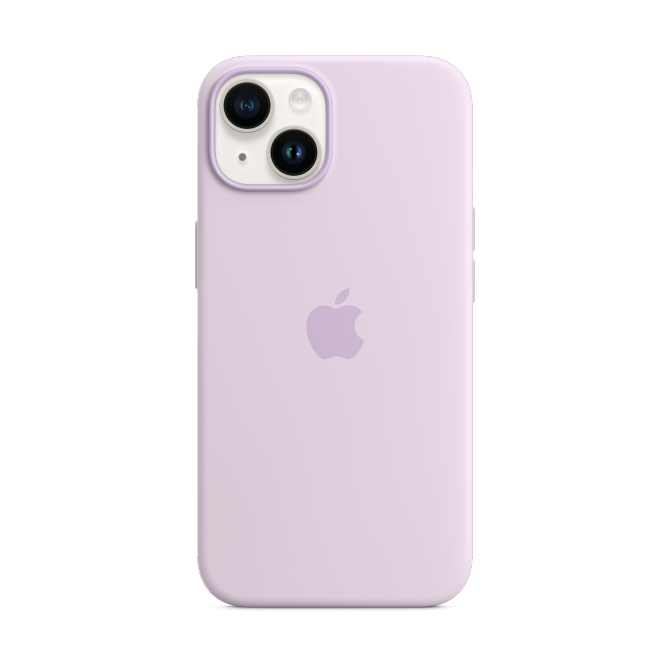 iphone 14 silicone case purple